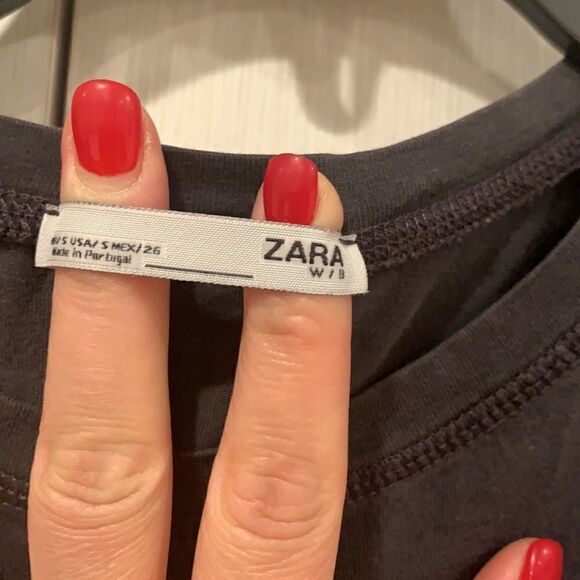 Zara gray stone top - Picture 7 of 8